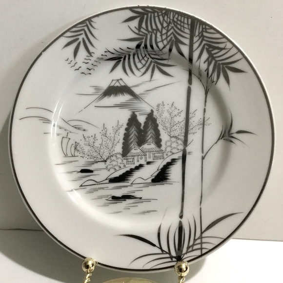 Vintage Kutani Porcelain Lithophane 3 piece set - Picture 14 of 17